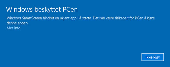 Windows beskyttet PCen