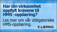 HMS-oppl&aelig;ring p&aring; nett!